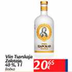 Alkohol - Viin Tsarskaja Zolotaja