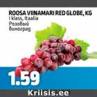 Allahindlus - ROOSA VIINAMARI RED GLOBE, KG