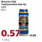 Meistrite Gildi Traditsiooniline hele õlu 4,8% 0,5 L