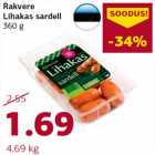 Rakvere Lihakas sardell 360 g
