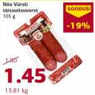 Nõo Vürsti täissuitsuvorst 105 g