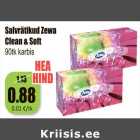 Allahindlus - Salvrätikud Zewa
Clean & Soft
90tk karbis