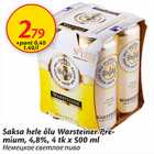 Alkohol - Saksa hele õlu Warsteiner Premium
