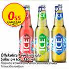 Alkohol - Õllekokteil või hele õlu Saku on Ice, 330 ml