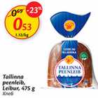 Allahindlus - Tallinna peenleib, Leibur, 475 g