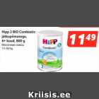 Allahindlus - Hipp 2 BIO Combiotic
jätkupiimasegu,
6+ kuud, 800 g