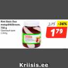 Allahindlus - Rimi Basic Duo
metspähklikreem,
750 g
