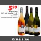 Alkohol - Prantsusmaa
KGT vein Laroche, 75 cl*