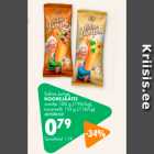 Allahindlus - Salme Jumps
KOOREJÄÄTIS
vanilje 100 g (7.90/kg);
karamelli 110 g (7.18/kg) 
