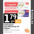 Hambapasta Total Whitening või Original