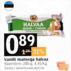 Vanilli maitsega halvaa