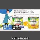 Allahindlus - BONDUELLE MAIS 340 g / 285 g, ROHELINE HERNES 400 g / 265 g