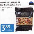 Allahindlus - GERMUND PREMIUM PÄHKLITE SEGU 250  g