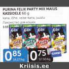 PURINA FELIX PARTY MIX MAIUS KASSIDELE 60 G