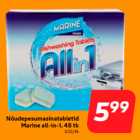 Таблетки для посудомоечной машины
Marine all-in-1, 48 шт