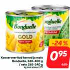 Магазин:Hüper Rimi, Rimi, Mini Rimi,Скидка:Консервированный горох и кукуруза
Bonduelle