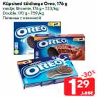 Küpsised täidisega Oreo, 176 g

