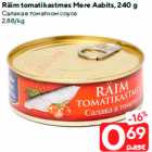 Allahindlus - Räim tomatikastmes Mere Aabits, 240 g
