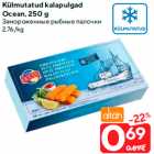 Allahindlus - Külmutatud kalapulgad
Ocean, 250 g
