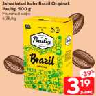Jahvatatud kohv Brazil Original,
Paulig, 500 g
