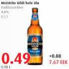 Alkohol - Meistrite Gildi hele õlu