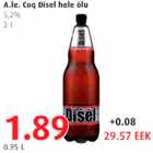 Alkohol - A.Le Coq Disel hele õlu