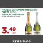 ITAALIA VAHUVEIN ROCCA DEI
FORTI 0,75 L