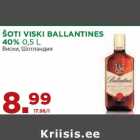 Allahindlus - ŠOTI VISKI BALLANTINES
40% 0,5 L