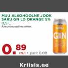 Allahindlus - MUU ALKOHOOLNE JOOK
SAKU GN LD ORANGE 5%
0,5 L
