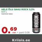 HELE ÕLU SAKU ROCK 5,3%
0,5 L