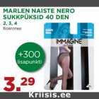 MARLEN NAISTE NERO
SUKKPÜKSID 40 DEN