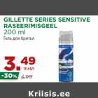 GILLETTE SERIES SENSITIVE
RASEERIMISGEEL
200 ml