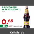 Allahindlus - A. LE COQ KALI
KARASTUSJOOK 1 L