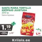 SANTA MARIA TORTILLA
KRÕPSUD JUUSTUGA
200 g