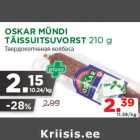 OSKAR MÜNDI
TÄISSUITSUVORST 210 g