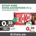 Allahindlus - KITKAT DARK
ŠOKOLAADIBATOON 45 g