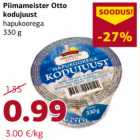 Allahindlus - Piimameister Otto
kodujuust