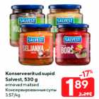 Allahindlus - Konserveeritud supid
Salvest, 530 g

