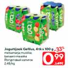 Jogurtijook Gefilus, 4 tk x 100 g

