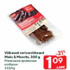 Allahindlus - Väikesed verivorstikesed
Maks & Moorits, 300 g
