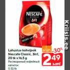 Lahustuv kohvijook
Nescafe Classic, 3in1

