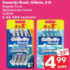 Raseerija Blue3, Gillette, 8 tk

