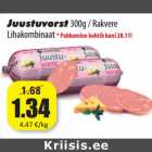 Juustuvorst 300g / Rakvere
Lihakombinaat