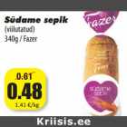 Südame sepik
(viilutatud)
340g / Fazer