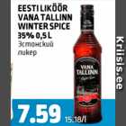 EESTI LIKÖÖR VANA TALLINN wINTER SPICE 