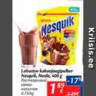 Lahustuv kakaojoogipulber Nesquik, Nestle, 400 g