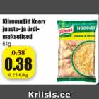 Allahindlus - Kiirnuudlid Knorr juustu- ja ürdimaitselised 61 g