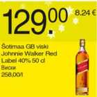 Alkohol - Šotimaa GB viski Johnnie Walker Red Label