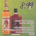 Rumm Captain Morgan Jamaica 40%, 0,5 L .muu piiritusjook Captain; Morgan Spiced Gold, 35%, 0,5 l