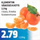 Allahindlus - KLEMENTIIN VÄIKESES KASTIS 2,3 kg